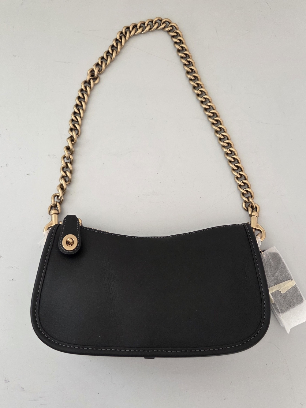 Coach Brass Gold Short Chain Strap